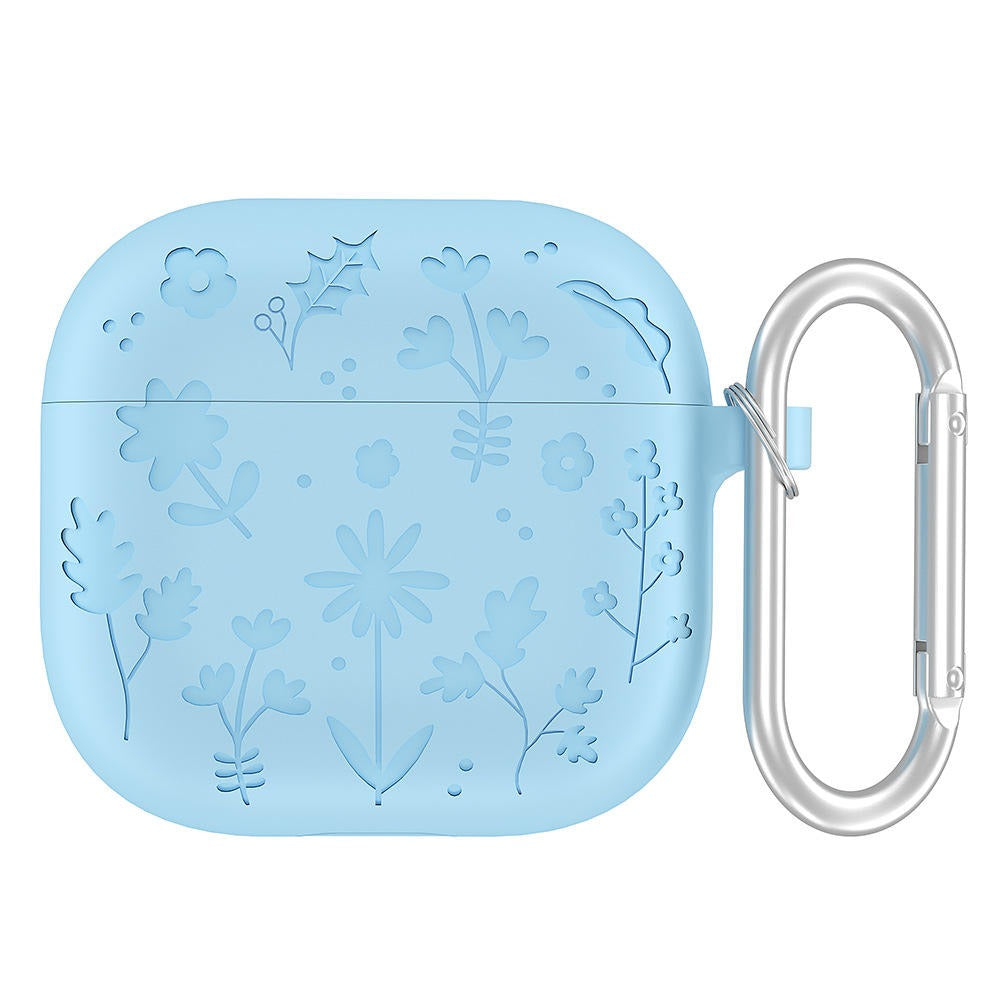 Étui Silicone Floral AirPods 3 / AirPods 4 – Motif Fleurs en Relief, Antichoc, Écologique | ZCTC-BOX