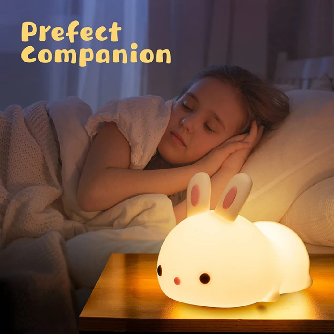 Veilleuse LED Lapin RGB Rechargeable