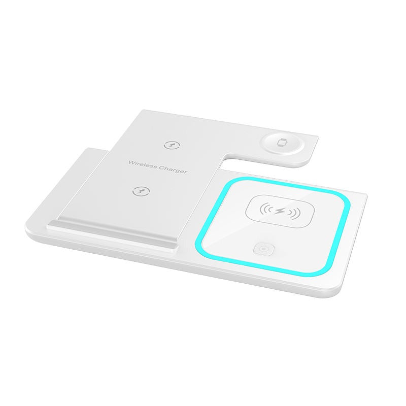 Station de Charge Sans Fil 3 en 1 Pliable – iPhone 16/15/14/13/12 + AirPods + Apple Watch | SZYSGSD X455