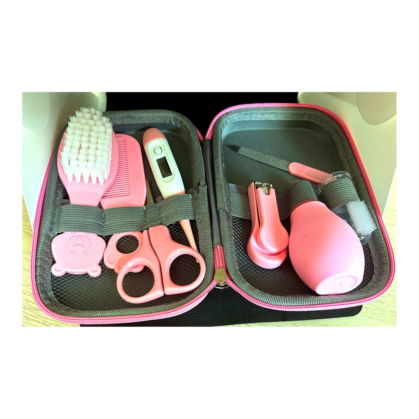 Kit de Soins et de Toilette pour Bébé - Ensemble Complet 8 Pièces